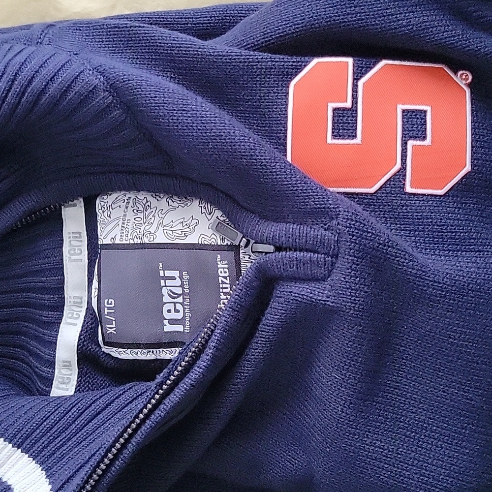 Syracuse women zip sweater size XL Quarter Zip